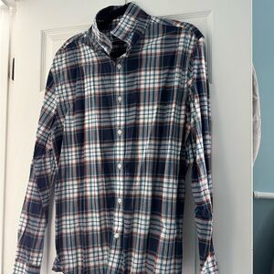 Banana Republic Men’s Slim Fit Plaid Shory, XL